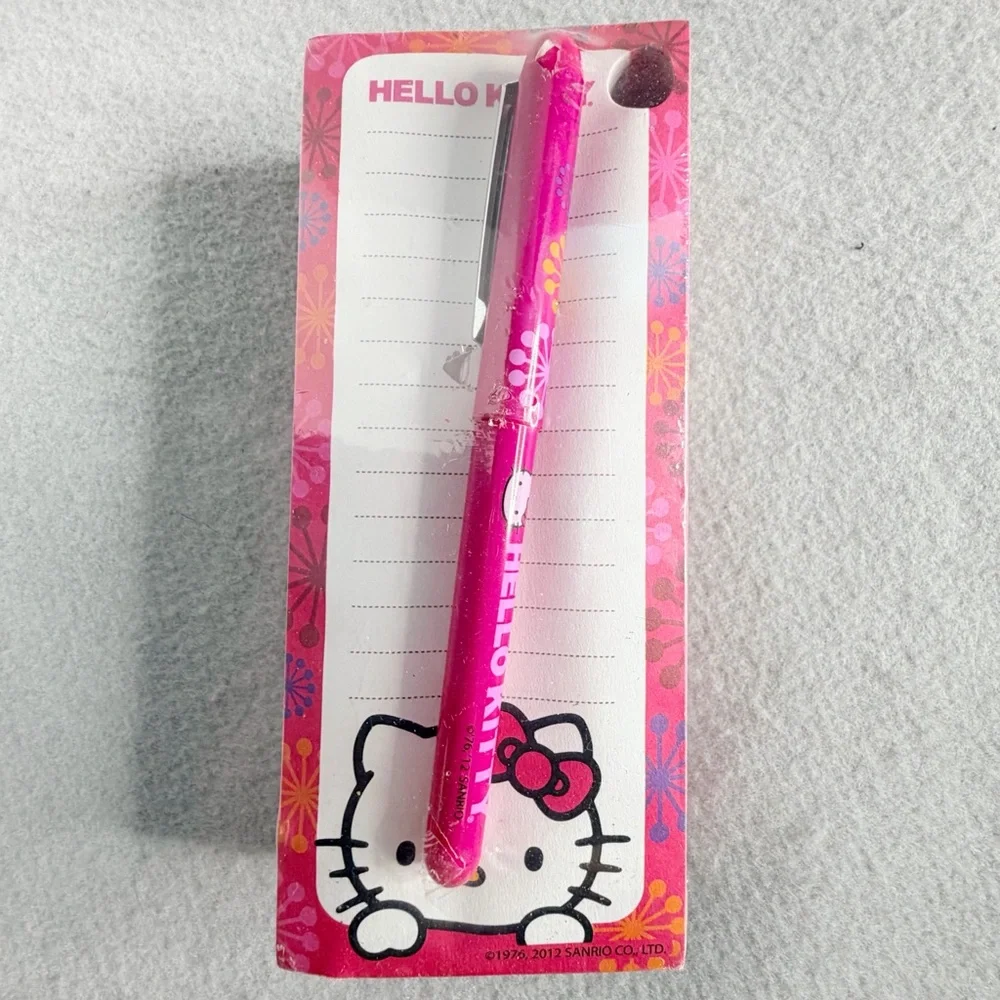 Hello Kitty Notepad List Block With Pen Sealed New 2012 Sanrio Collectible
